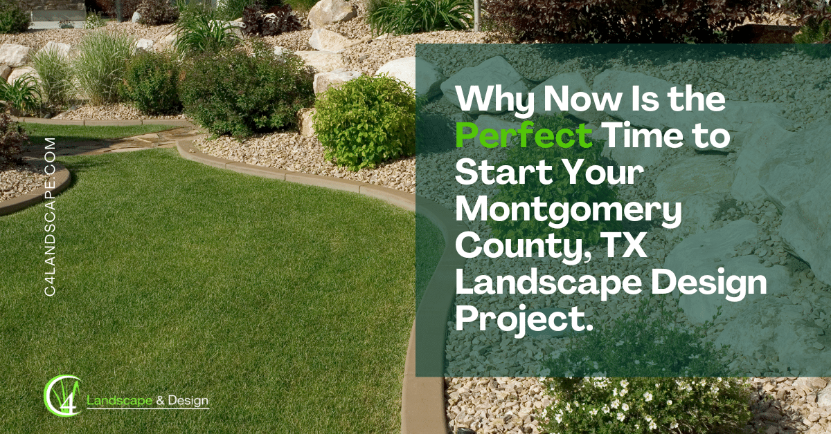 Why Now Is the Perfect Time to Start Your Montgomery County, TX Landscape Design Project